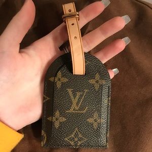 SOLD Monogram Louis Vuitton Luggage tag